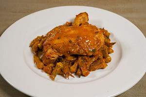 Κοτόπουλο με μπάμιες