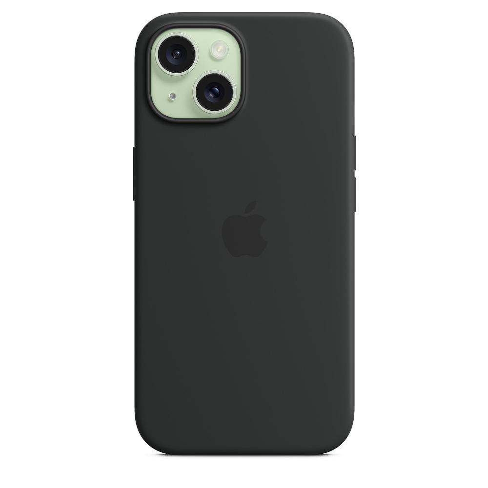 Θήκη προστασίας Apple iPhone 15 - Silicone Case MagSafe - Black