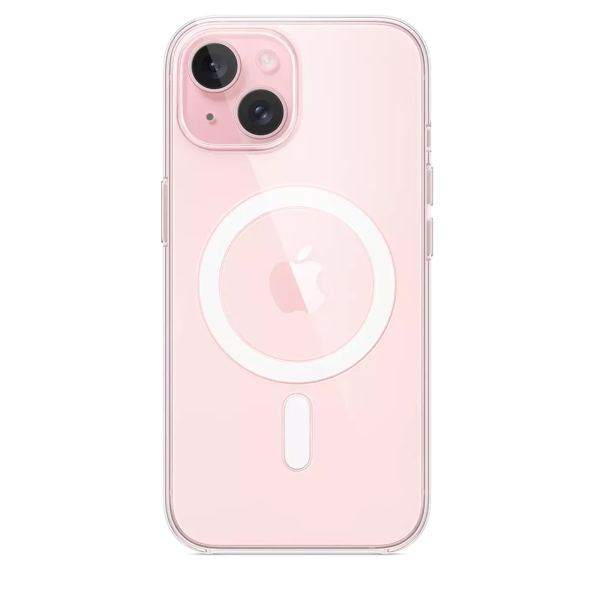 **Κατασκευασμένη με ένα μείγμα από οπτικά διαυγές polycarbonate και εύκαμπτα υλικά, η θήκη εφαρμόζει ακριβώς πάνω από τα κουμπιά για εύκολη χρήση. Στην επιφάνεια, έχει εφαρμοστεί μια επίστρωση ανθεκτική στις γρατσουνιές, τόσο στο εσωτερικό όσο και στο εξωτερικό. Όλα τα υλικά και οι επιστρώσεις έχουν βελτιστοποιηθεί για να αποτρέπουν το κιτρίνισμα με την πάροδο του χρόνου.**

**Με ενσωματωμένους μαγνήτες που ευθυγραμμίζονται τέλεια με το iPhone σας, αυτή η θήκη προσφέρει μια μαγική εμπειρία σύνδεσης και ταχύτερη ασύρματη φόρτιση, κάθε φορά. Όταν έρθει η ώρα της φόρτισης, απλά αφήστε τη θήκη στο iPhone σας και συνδέστε τον φορτιστή MagSafe ή τοποθετήστε την στον φορτιστή σας με πιστοποίηση Qi. Τέλος, είναι κατασκευασμένη για να προστατεύει το iPhone σου από γρατσουνιές και πτώσεις.**