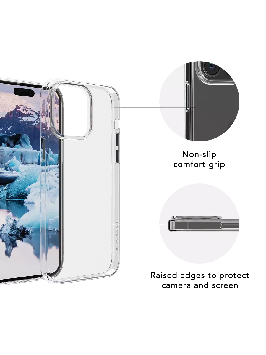 Protective case Greenland Clear for iPhone 15 Pro Max
