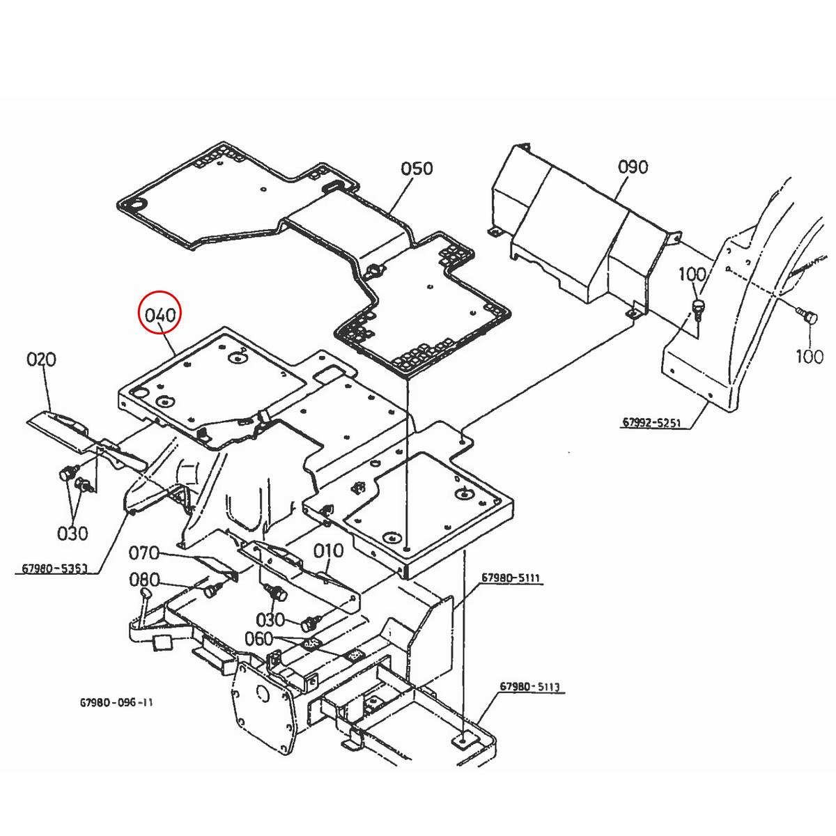 Kubota Πατοσάνιδο 67980-51350. Ανταλλακτικά μεταχειρισμένα και καινούρια, εισαγόμενα από την Ιαπωνία σε άριστη κατάσταση. Βρείτε γνήσια - original και ιμιτασιόν - aftermarket ανταλλακτικά για όλα τα Kubota σε προσιτές τιμές.