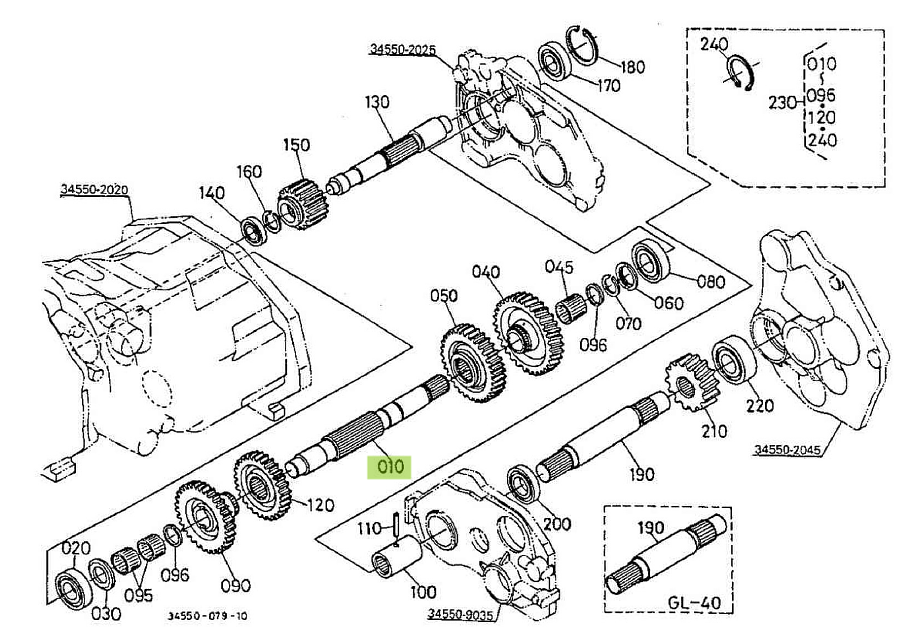 Άξονας PTO Kubota 34550-23300. Ανταλλακτικά μεταχειρισμένα και καινούρια, εισαγόμενα από την Ιαπωνία σε άριστη κατάσταση. Βρείτε γνήσια - original και ιμιτασιόν - aftermarket ανταλλακτικά για όλα τα Kubota σε προσιτές τιμές.