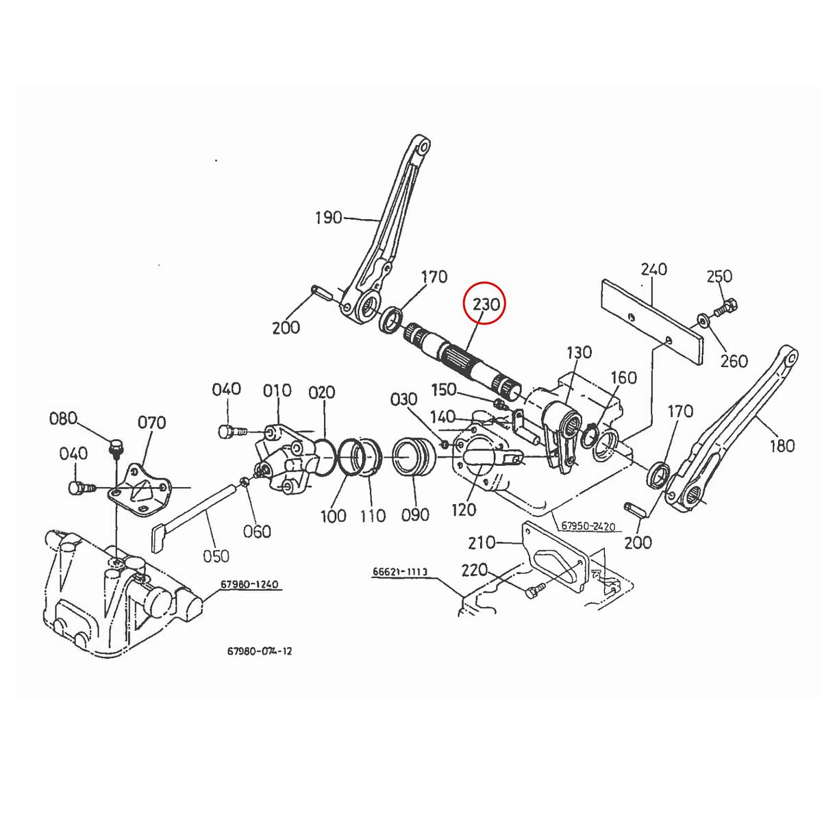 Kubota Άξονας υδραυλικού 66416-36470. Ανταλλακτικά μεταχειρισμένα και καινούρια, εισαγόμενα από την Ιαπωνία σε άριστη κατάσταση. Βρείτε γνήσια - original και ιμιτασιόν - aftermarket ανταλλακτικά για όλα τα Kubota σε προσιτές τιμές.