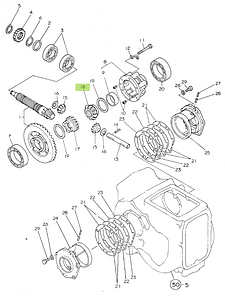 Γρανάζι 16Δ πλανητικό Διαφορικού Δεξί. Yanmar 194310-31510-U. Ανταλλακτικά μεταχειρισμένα και καινούρια, εισαγόμενα από την Ιαπωνία σε άριστη κατάσταση. Βρείτε γνήσια - original και ιμιτασιόν - aftermarket ανταλλακτικά για όλα τα Kubota σε προσιτές τιμές.