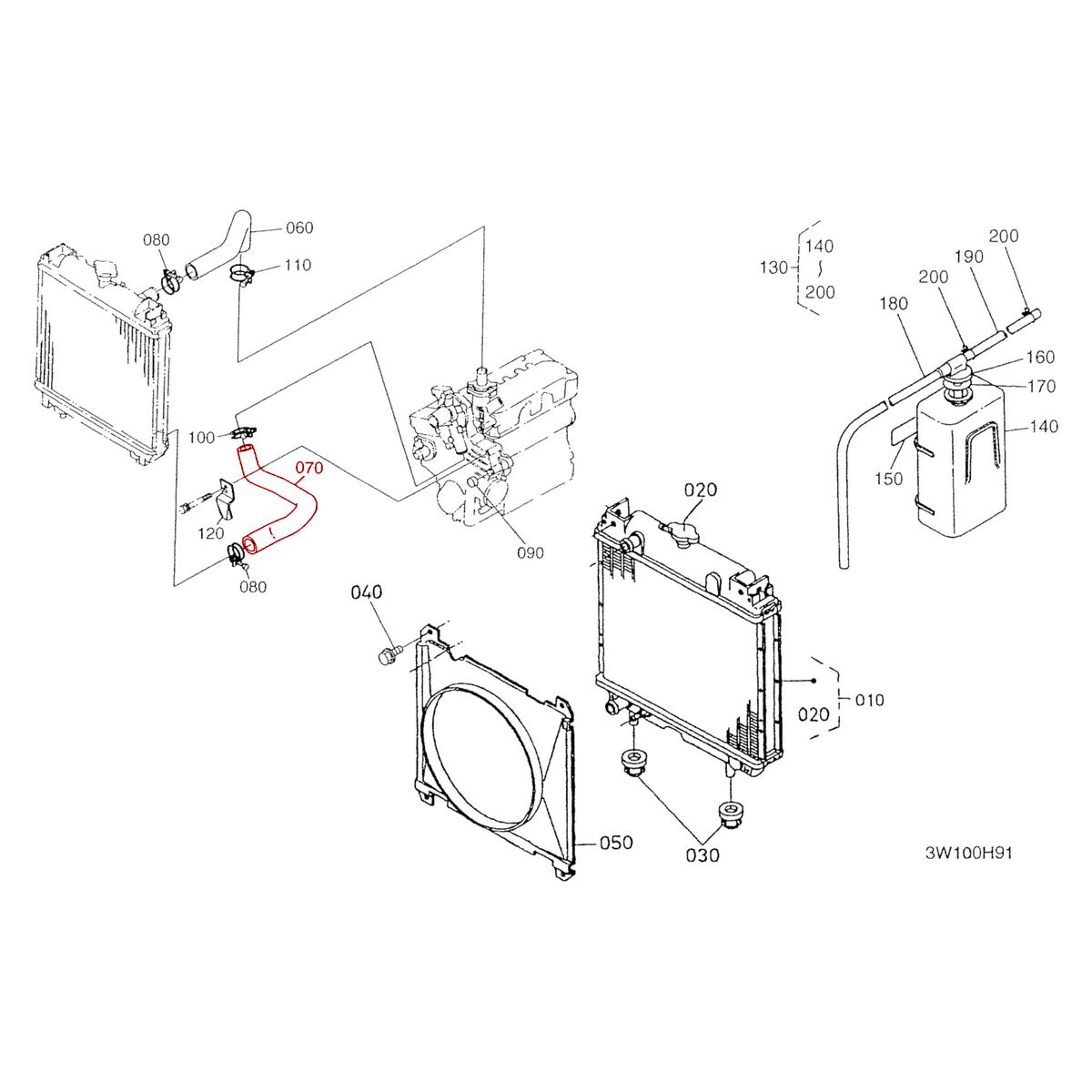 Σωλήνας νερού (κολάρο) Νο.3 Kubota 6C090-58570. Ανταλλακτικά μεταχειρισμένα και καινούρια, εισαγόμενα από την Ιαπωνία σε άριστη κατάσταση. Βρείτε γνήσια - original και ιμιτασιόν - aftermarket ανταλλακτικά για όλα τα τρακτέρ Kubota σε προσιτές τιμές.