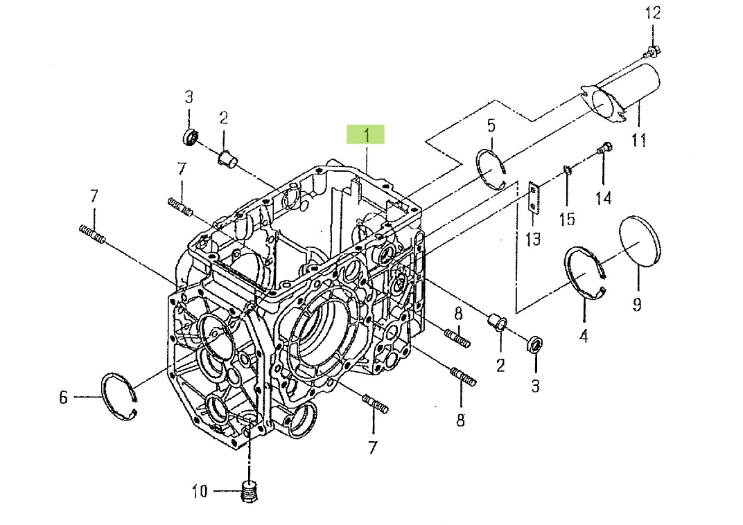 Diff. Case Iseki 1716-241-002-20. Used and new spare parts, imported from Japan in excellent condition. Find genuine - original and aftermarket spare parts for all Kubota tractors at affordable prices.