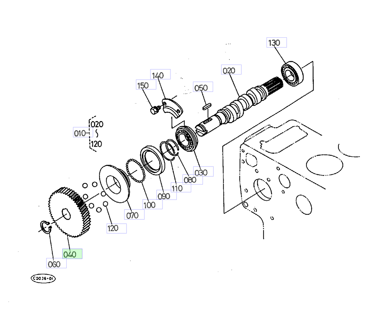 Gear Injection Pump Kubota 15611-51150. Used and new spare parts, imported from Japan in excellent condition. Find genuine - original and aftermarket spare parts for all Kubota tractors at affordable prices.
