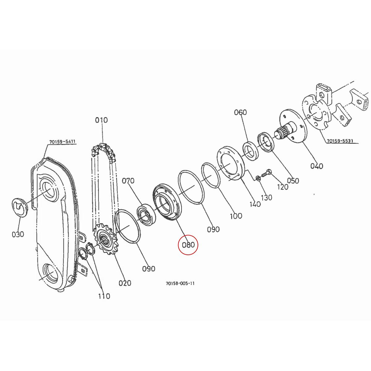 Kubota Καπάκι 70159-55130. Ανταλλακτικά μεταχειρισμένα και καινούρια, εισαγόμενα από την Ιαπωνία σε άριστη κατάσταση. Βρείτε γνήσια - original και ιμιτασιόν - aftermarket ανταλλακτικά για όλα τα Kubota σε προσιτές τιμές.