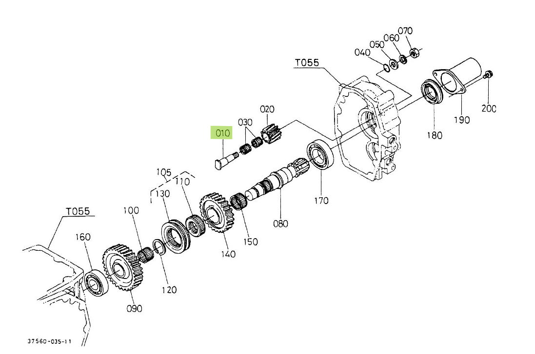 Άξονάκι Iseki 37560-88930. Ανταλλακτικά μεταχειρισμένα και καινούρια, εισαγόμενα από την Ιαπωνία σε άριστη κατάσταση. Βρείτε γνήσια - original και ιμιτασιόν - aftermarket ανταλλακτικά για όλα τα Kubota σε προσιτές τιμές.