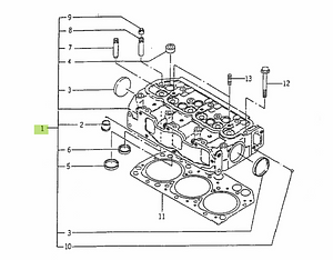 Κυλινδροκεφαλή Iseki 6211-110-045-40. Ανταλλακτικά μεταχειρισμένα και καινούρια, εισαγόμενα από την Ιαπωνία σε άριστη κατάσταση. Βρείτε γνήσια - original και ιμιτασιόν - aftermarket ανταλλακτικά για όλα τα Kubota σε προσιτές τιμές.