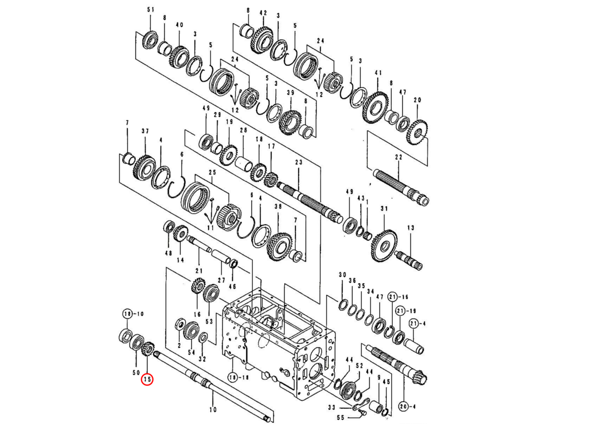 Gear 17 teeth Yanmar: 1W3223-25080. Used and new spare parts, imported from Japan in excellent condition. Find genuine - original and aftermarket spare parts for all Yanmar tractors at affordable price.