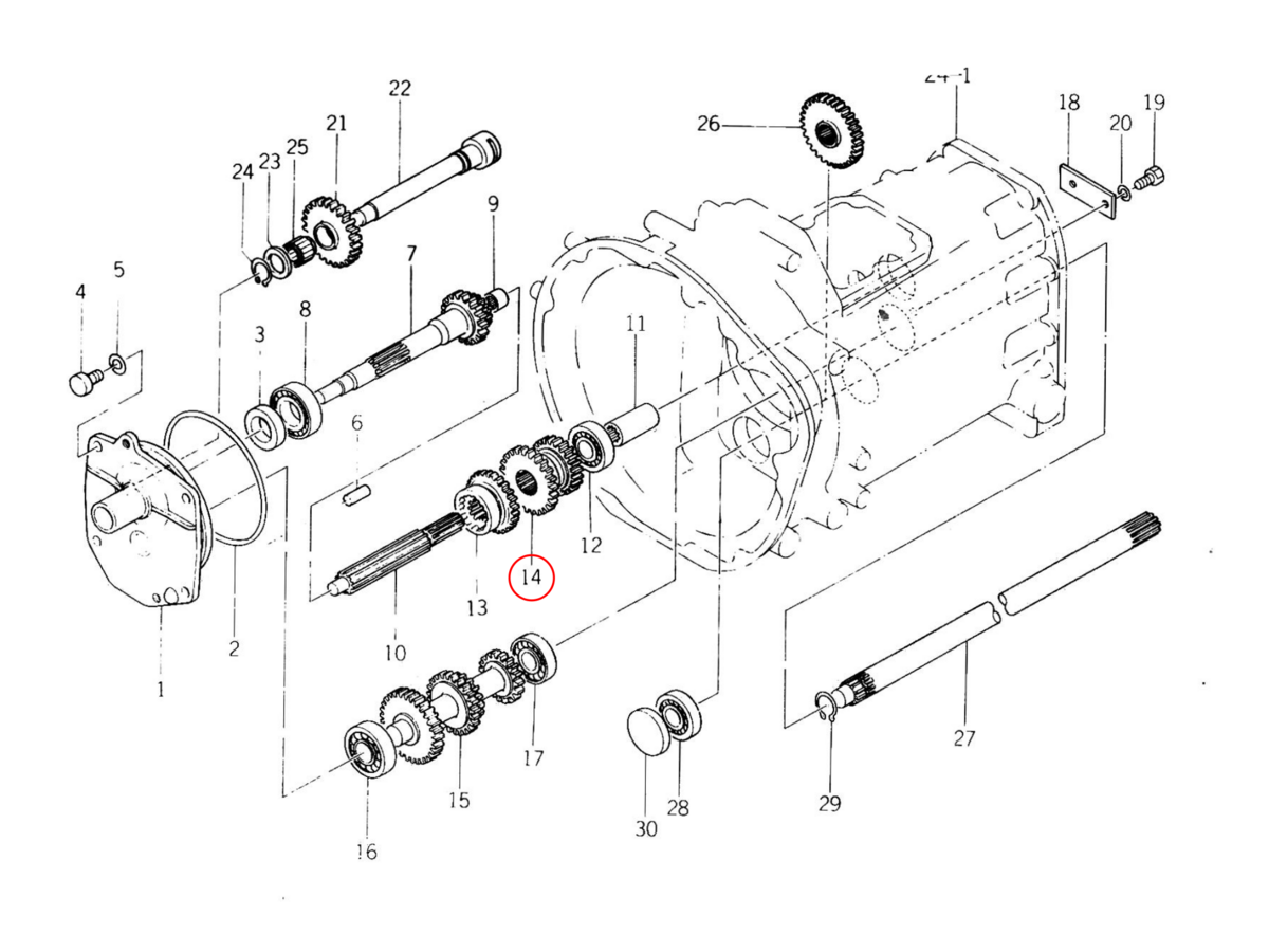 Γρανάζι σασμάν διπλό 24, 29 δόντια Iseki: 1444-208-0030-0. Ανταλλακτικά μεταχειρισμένα και καινούρια, εισαγόμενα από την Ιαπωνία σε άριστη κατάσταση. Βρείτε γνήσια - original και ιμιτασιόν - aftermarket ανταλλακτικά για όλα τα Iseki σε προσιτές τιμές.