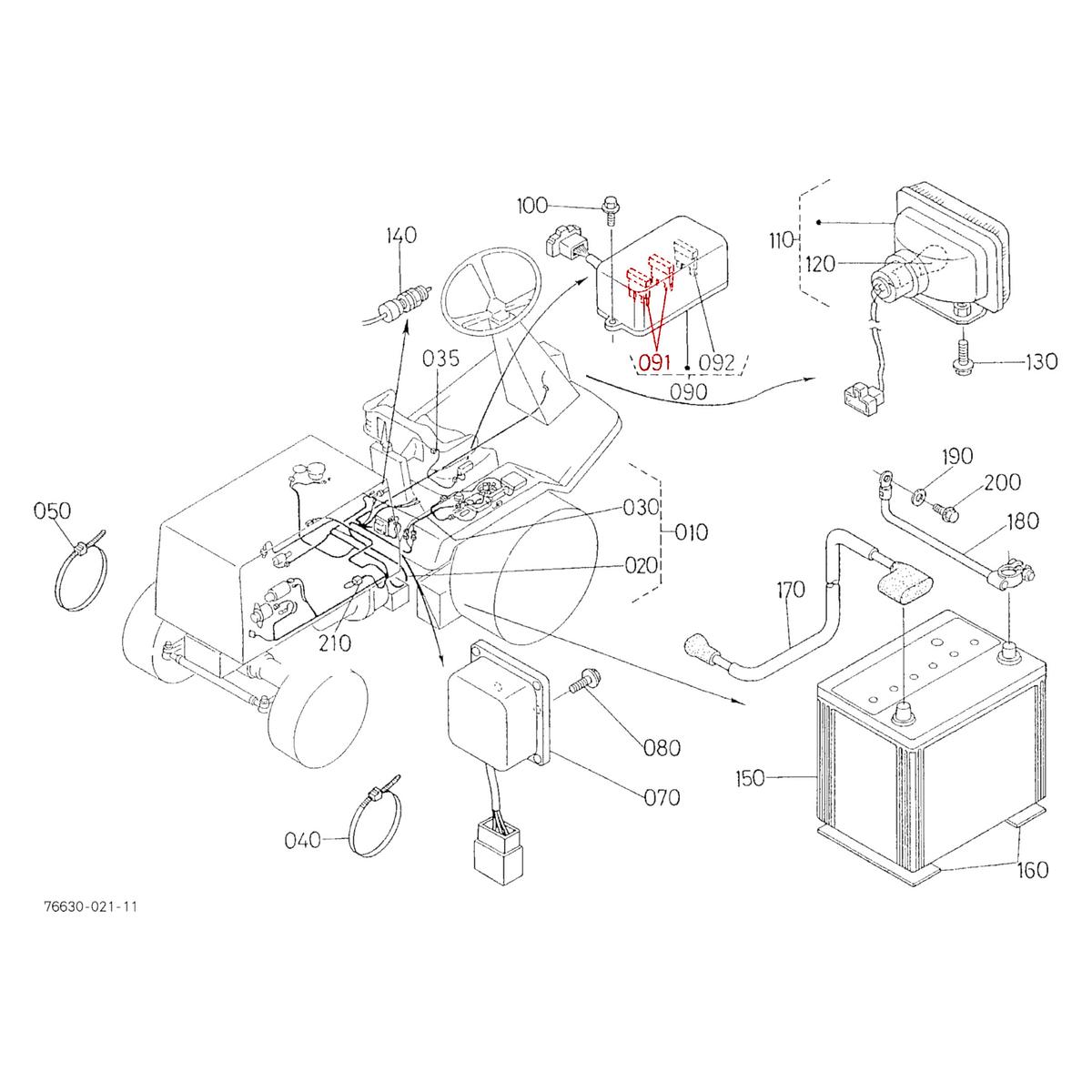 Ασφάλεια 10A Kubota 31351-33630. Ανταλλακτικά μεταχειρισμένα και καινούρια, εισαγόμενα από την Ιαπωνία σε άριστη κατάσταση. Βρείτε γνήσια - original και ιμιτασιόν - aftermarket ανταλλακτικά για όλα τα τρακτέρ Kubota σε προσιτές τιμές.