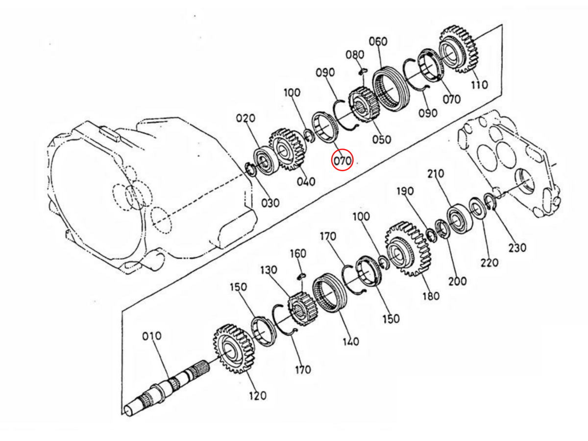 Γρανάζι συγχρονιζέ Kubota: 34076-62260. Ανταλλακτικά μεταχειρισμένα και καινούρια, εισαγόμενα από την Ιαπωνία σε άριστη κατάσταση. Βρείτε γνήσια - original και ιμιτασιόν - aftermarket ανταλλακτικά για όλα τα Kubota σε προσιτές τιμές.