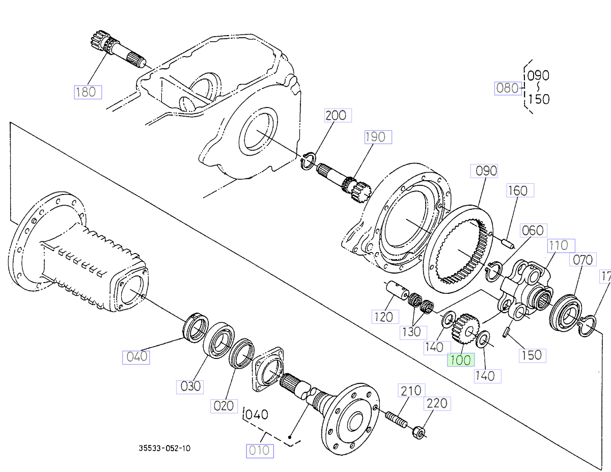 Γρανάζι Πλανητικό Kubota 36200-48320. Ανταλλακτικά μεταχειρισμένα και καινούρια, εισαγόμενα από την Ιαπωνία σε άριστη κατάσταση. Βρείτε γνήσια - original και ιμιτασιόν - aftermarket ανταλλακτικά για όλα τα Kubota σε προσιτές τιμές.