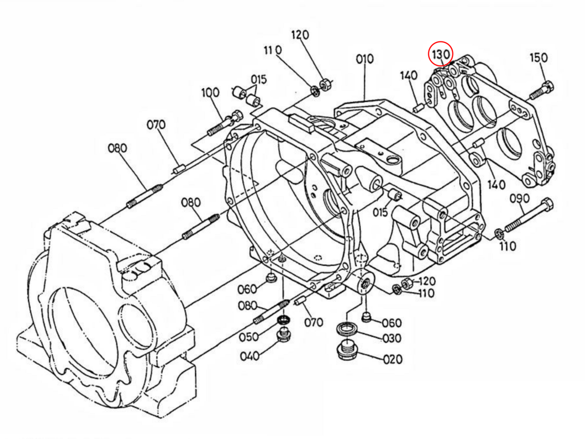 Holder bearing Kubota: 34070-20250. Used and new spare parts, imported from Japan in excellent condition. Find genuine - original and aftermarket spare parts for all Kubota tractors at affordable price.