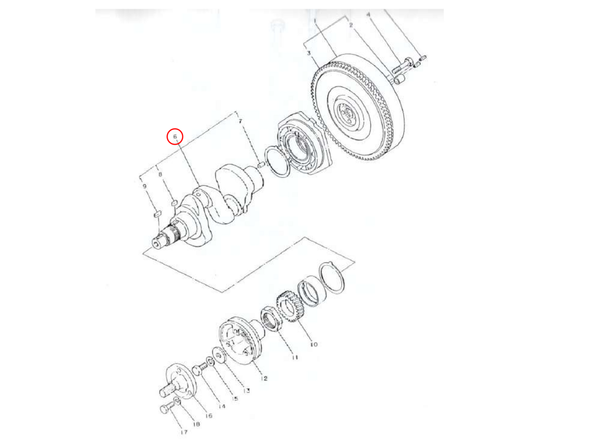Στρόφαλος Yanmar: 724950-21700. Ανταλλακτικά μεταχειρισμένα και καινούρια, εισαγόμενα από την Ιαπωνία σε άριστη κατάσταση. Βρείτε γνήσια - original και ιμιτασιόν - aftermarket ανταλλακτικά για όλα τα Yanmar σε προσιτές τιμές.