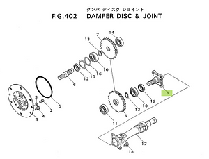 Άξονας με Φλάντζα Mitsubishi 1032-1023-001. Ανταλλακτικά μεταχειρισμένα και καινούρια, εισαγόμενα από την Ιαπωνία σε άριστη κατάσταση. Βρείτε γνήσια - original και ιμιτασιόν - aftermarket ανταλλακτικά για όλα τα Kubota σε προσιτές τιμές.