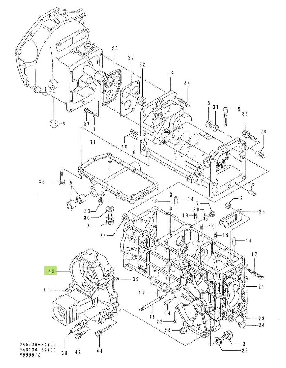 Πίσω Μειωτήρας (Α-Δ) Yanmar 1W3263-43800. Ανταλλακτικά μεταχειρισμένα και καινούρια, εισαγόμενα από την Ιαπωνία σε άριστη κατάσταση. Βρείτε γνήσια - original και ιμιτασιόν - aftermarket ανταλλακτικά για όλα τα Kubota σε προσιτές τιμές.
