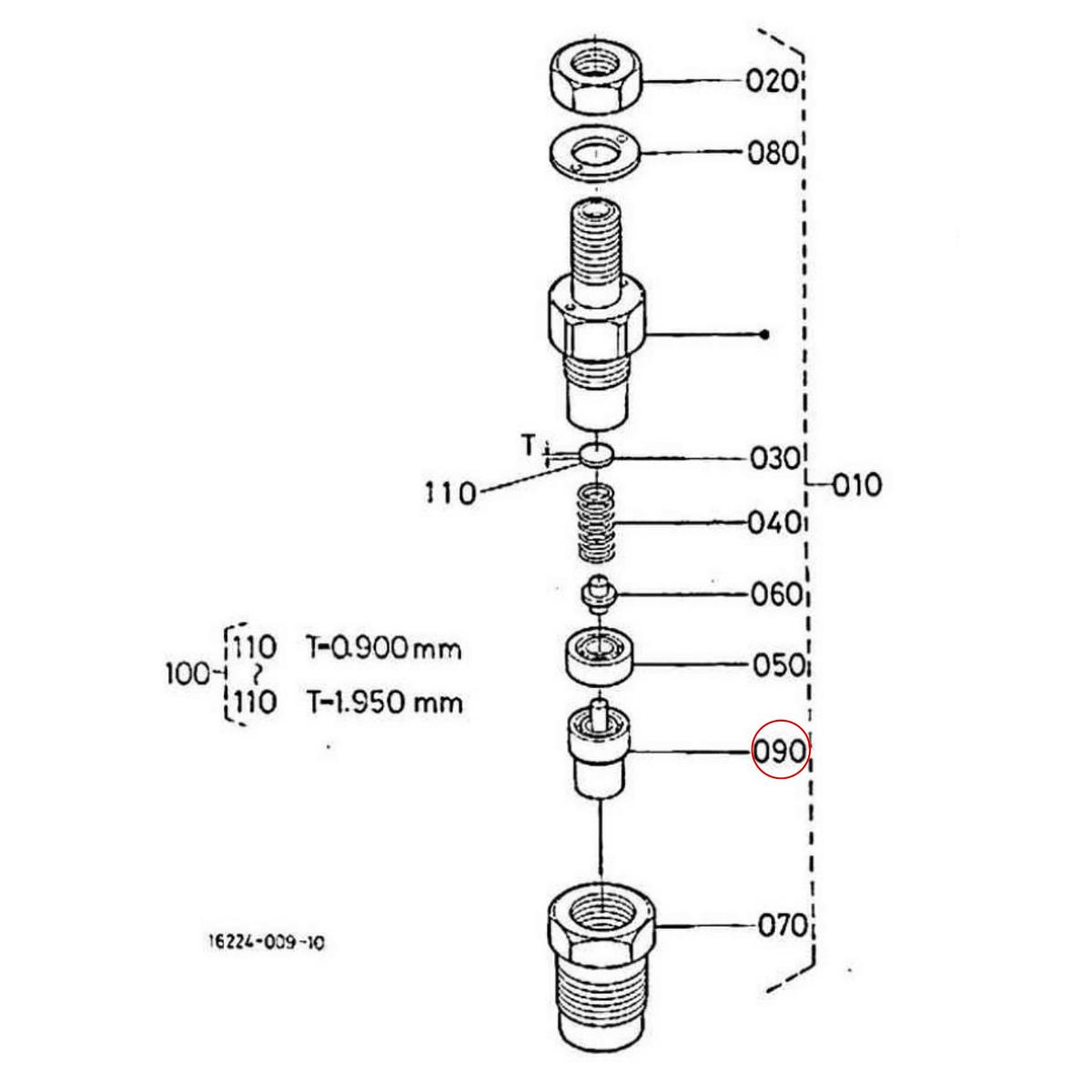 Kubota Ακροφύσιο 16261-53610. Ανταλλακτικά μεταχειρισμένα και καινούρια, εισαγόμενα από την Ιαπωνία σε άριστη κατάσταση. Βρείτε γνήσια - original και ιμιτασιόν - aftermarket ανταλλακτικά για όλα τα Kubota σε προσιτές τιμές.