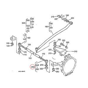 Kubota Ακρόμπαρο αριστερά 67950-56520. Ανταλλακτικά μεταχειρισμένα και καινούρια, εισαγόμενα από την Ιαπωνία σε άριστη κατάσταση. Βρείτε γνήσια - original και ιμιτασιόν - aftermarket ανταλλακτικά για όλα τα Kubota σε προσιτές τιμές.