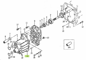 Καβούκι Σασμάν Iseki 1675-203-002-00. Ανταλλακτικά μεταχειρισμένα και καινούρια, εισαγόμενα από την Ιαπωνία σε άριστη κατάσταση. Βρείτε γνήσια - original και ιμιτασιόν - aftermarket ανταλλακτικά για όλα τα Kubota σε προσιτές τιμές.