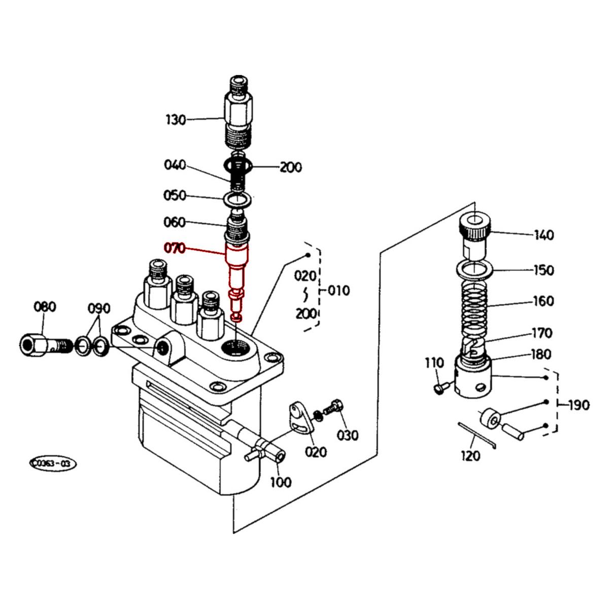 Σετ εμβόλου 4 τεμ (plunger) Kubota 15221-51050 or Denso 70000-65193. Ανταλλακτικά μεταχειρισμένα και καινούρια, εισαγόμενα από την Ιαπωνία σε άριστη κατάσταση. Βρείτε γνήσια - original και ιμιτασιόν - aftermarket ανταλλακτικά για όλα τα Kubota σε προσιτές τιμές.