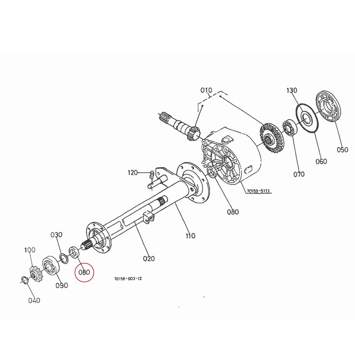 Kubota Seal oil 09400-30458. Used and new spare parts, imported from Japan in excellent condition. Find genuine - original and aftermarket spare parts for all Kubota tractors at affordable prices.
