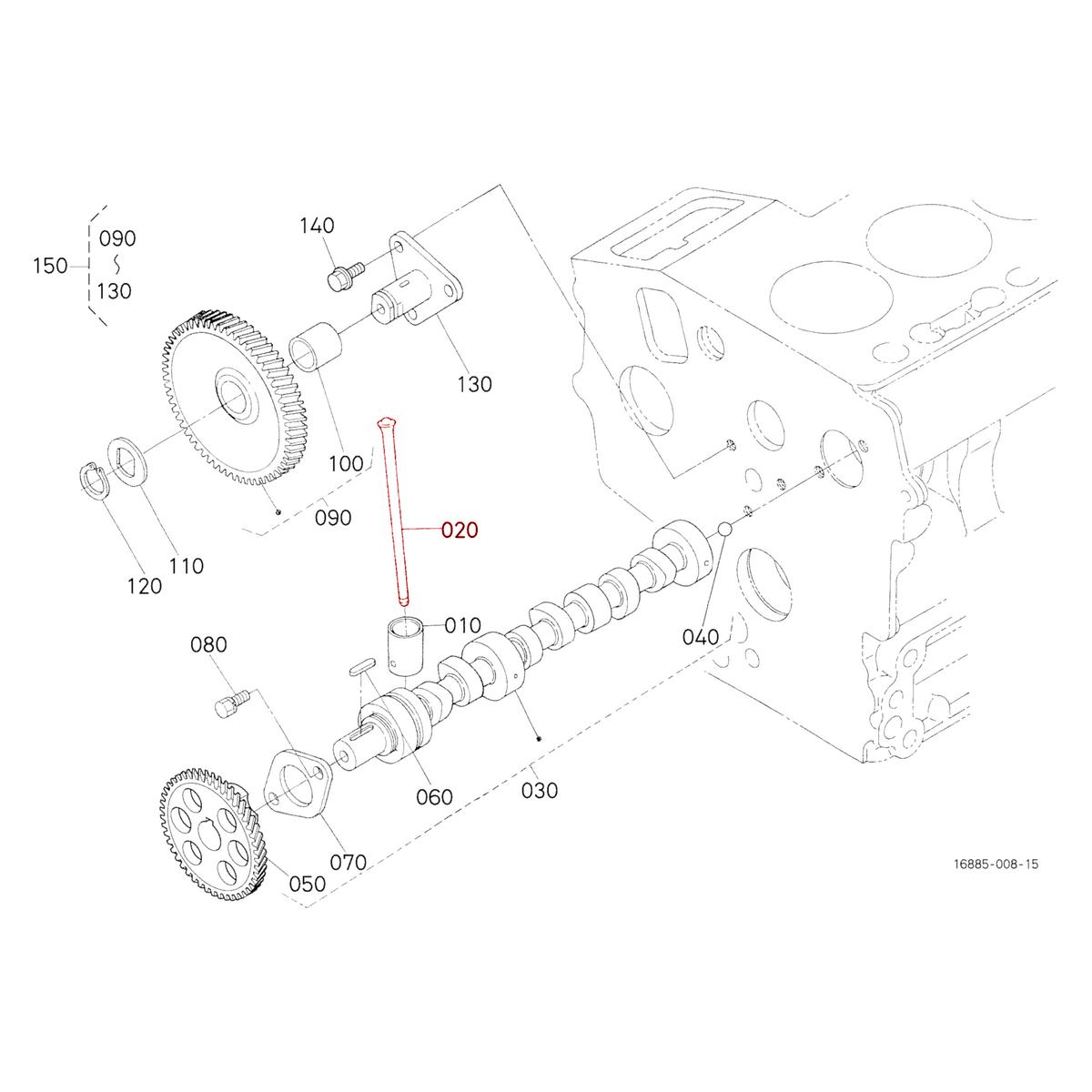 Ωστικός άξονας (push rod) Kubota 16851-15110. Ανταλλακτικά μεταχειρισμένα και καινούρια, εισαγόμενα από την Ιαπωνία σε άριστη κατάσταση. Βρείτε γνήσια - original και ιμιτασιόν - aftermarket ανταλλακτικά για όλα τα Kubota σε προσιτές τιμές.