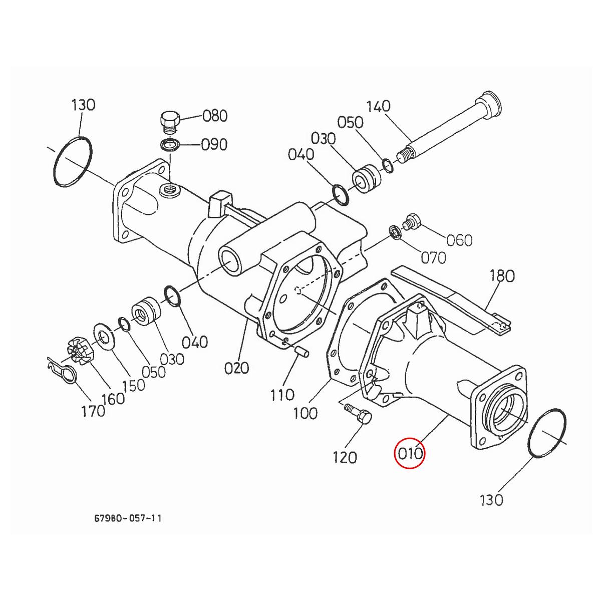 Kubota Κιβώτιο εμπρόσθιου άξονα αριστερά 67910-56110. Ανταλλακτικά μεταχειρισμένα και καινούρια, εισαγόμενα από την Ιαπωνία σε άριστη κατάσταση. Βρείτε γνήσια - original και ιμιτασιόν - aftermarket ανταλλακτικά για όλα τα Kubota σε προσιτές τιμές.
