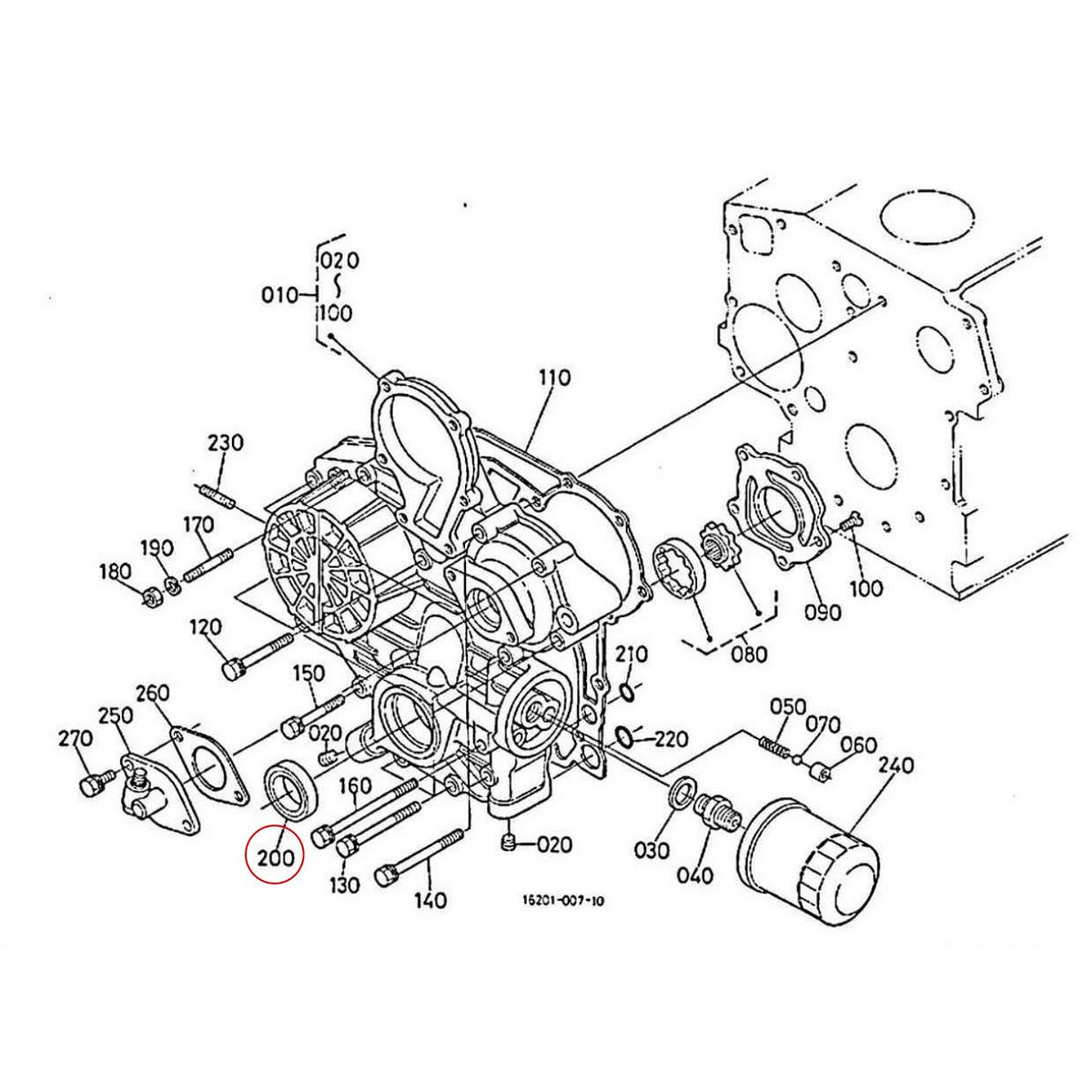 Kubota Τσιμούχα στροφάλου 16241-04210. Ανταλλακτικά μεταχειρισμένα και καινούρια, εισαγόμενα από την Ιαπωνία σε άριστη κατάσταση. Βρείτε γνήσια - original και ιμιτασιόν - aftermarket ανταλλακτικά για όλα τα Kubota σε προσιτές τιμές.