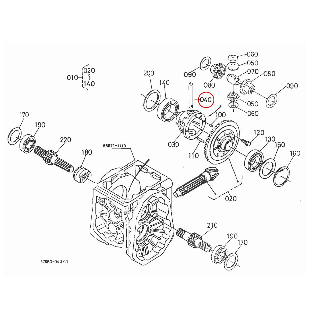 Kubota Πειρος βάσης κορώνας 67711-14910. Ανταλλακτικά μεταχειρισμένα και καινούρια, εισαγόμενα από την Ιαπωνία σε άριστη κατάσταση. Βρείτε γνήσια - original και ιμιτασιόν - aftermarket ανταλλακτικά για όλα τα Kubota σε προσιτές τιμές.