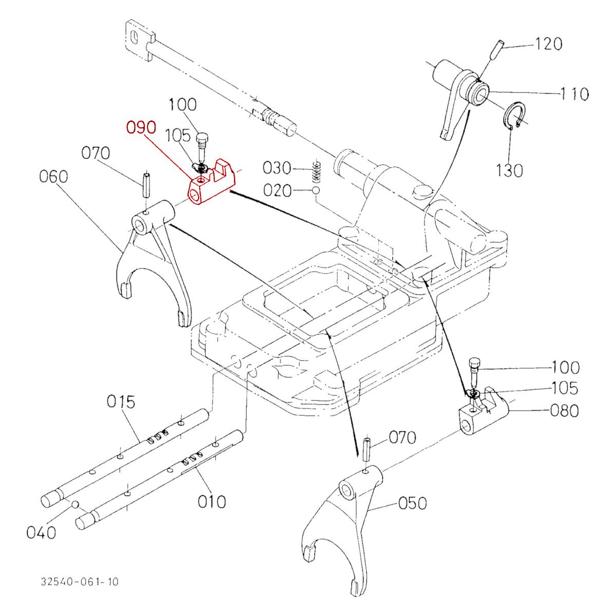 Φουρκέτα ταχυτήτων 2 Kubota 32530-24880. Ανταλλακτικά μεταχειρισμένα και καινούρια, εισαγόμενα από την Ιαπωνία σε άριστη κατάσταση. Βρείτε γνήσια - original και ιμιτασιόν - aftermarket ανταλλακτικά για όλα τα τρακτέρ Kubota σε προσιτές τιμές.
