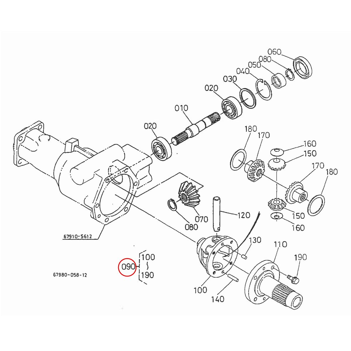 Kubota Εμπρός διαφορικό σετ 67910-56600. Ανταλλακτικά μεταχειρισμένα και καινούρια, εισαγόμενα από την Ιαπωνία σε άριστη κατάσταση. Βρείτε γνήσια - original και ιμιτασιόν - aftermarket ανταλλακτικά για όλα τα Kubota σε προσιτές τιμές.