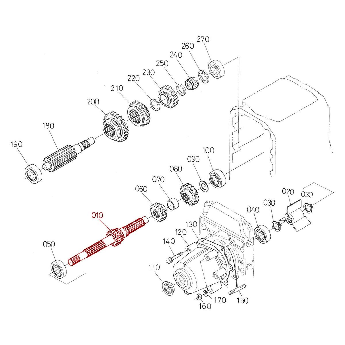 Πρώτος άξονας Kubota 67511-14110. Ανταλλακτικά μεταχειρισμένα και καινούρια, εισαγόμενα από την Ιαπωνία σε άριστη κατάσταση. Βρείτε γνήσια - original και ιμιτασιόν - aftermarket ανταλλακτικά για όλα τα τρακτέρ Kubota σε προσιτές τιμές.