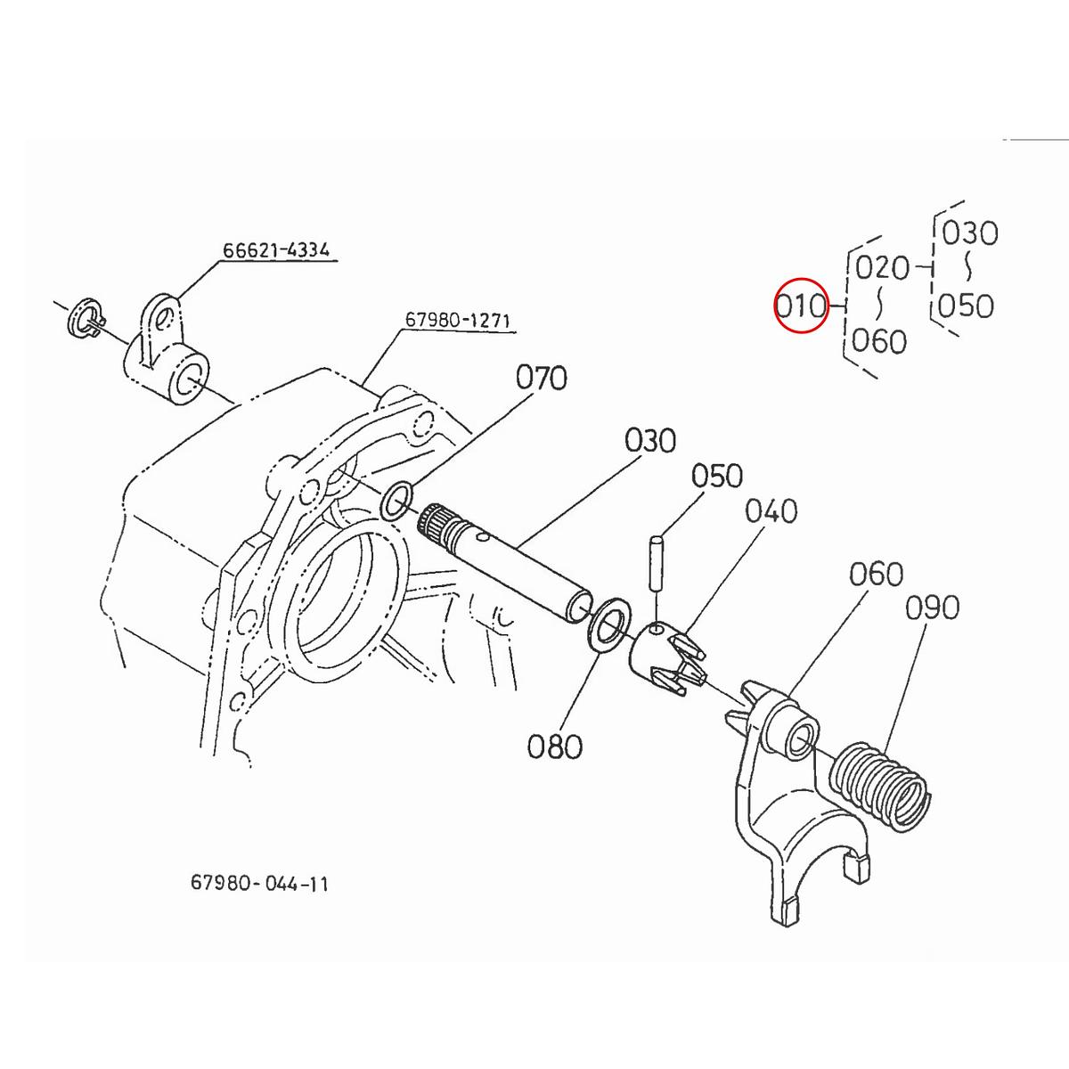Kubota Φουρκέτα διαφορικού 67910-19100. Ανταλλακτικά μεταχειρισμένα και καινούρια, εισαγόμενα από την Ιαπωνία σε άριστη κατάσταση. Βρείτε γνήσια - original και ιμιτασιόν - aftermarket ανταλλακτικά για όλα τα Kubota σε προσιτές τιμές.