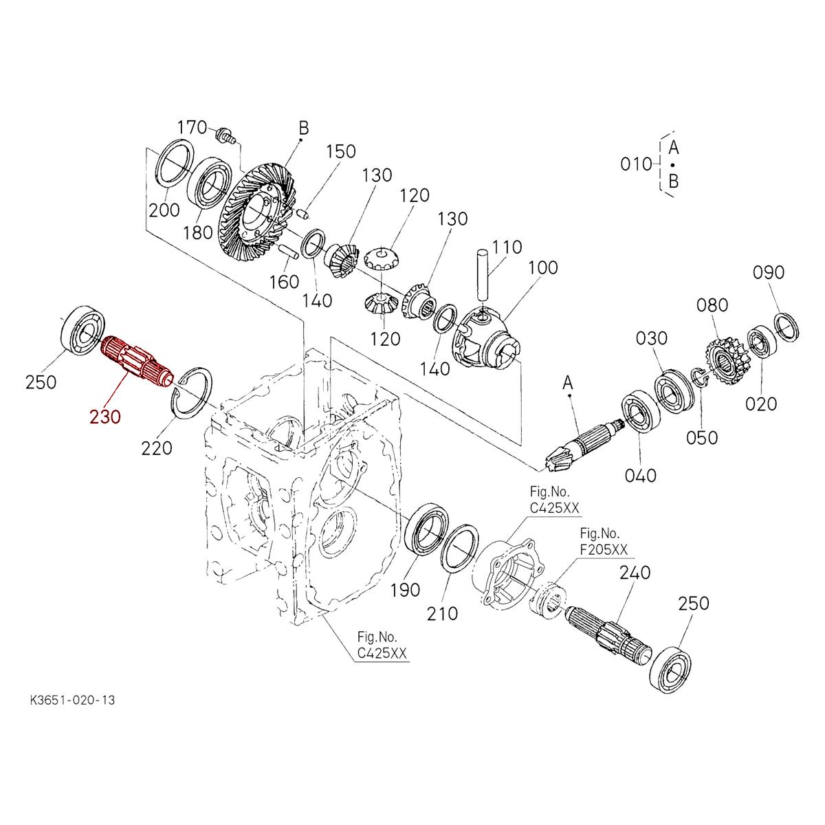 Άξονας Διαφορικού (Αριστερός) Kubota 6C040-14945. Ανταλλακτικά μεταχειρισμένα και καινούρια, εισαγόμενα από την Ιαπωνία σε άριστη κατάσταση. Βρείτε γνήσια - original και ιμιτασιόν - aftermarket ανταλλακτικά για όλα τα τρακτέρ Kubota σε προσιτές τιμές.
