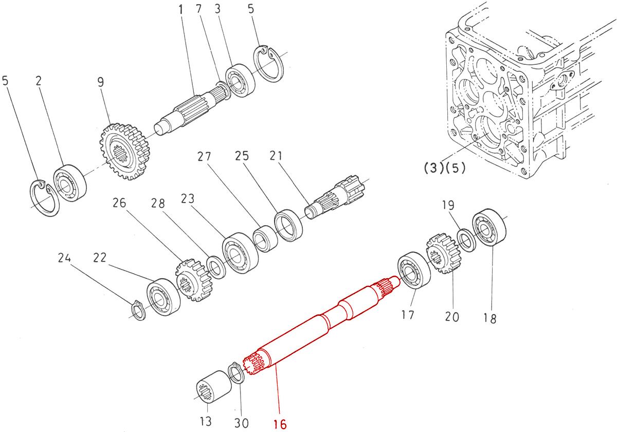 5ος άξονας Kubota 66621-14710. Ανταλλακτικά μεταχειρισμένα και καινούρια, εισαγόμενα από την Ιαπωνία σε άριστη κατάσταση. Βρείτε γνήσια - original και ιμιτασιόν - aftermarket ανταλλακτικά για όλα τα τρακτέρ Kubota σε προσιτές τιμές.