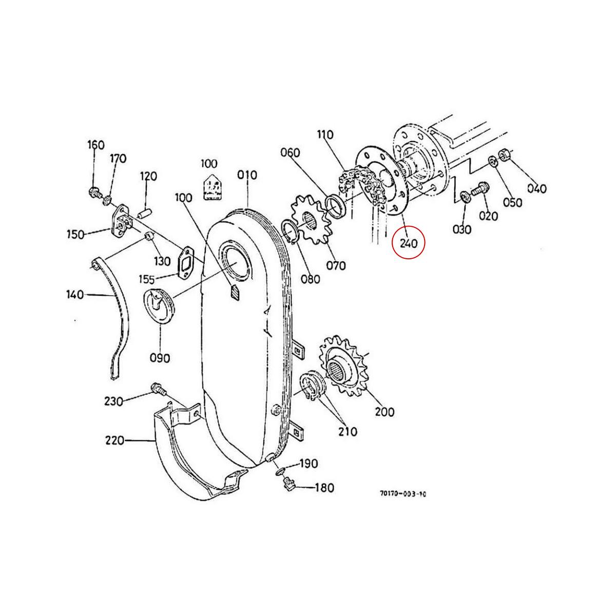 Kubota Φλάντζα 70172-54220. Ανταλλακτικά μεταχειρισμένα και καινούρια, εισαγόμενα από την Ιαπωνία σε άριστη κατάσταση. Βρείτε γνήσια - original και ιμιτασιόν - aftermarket ανταλλακτικά για όλα τα Kubota σε προσιτές τιμές.