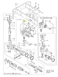 Hydraulic Steering Rack Yanmar 1W3340-11100. Used and new spare parts, imported from Japan in excellent condition. Find genuine - original and aftermarket spare parts for all Kubota tractors at affordable prices.