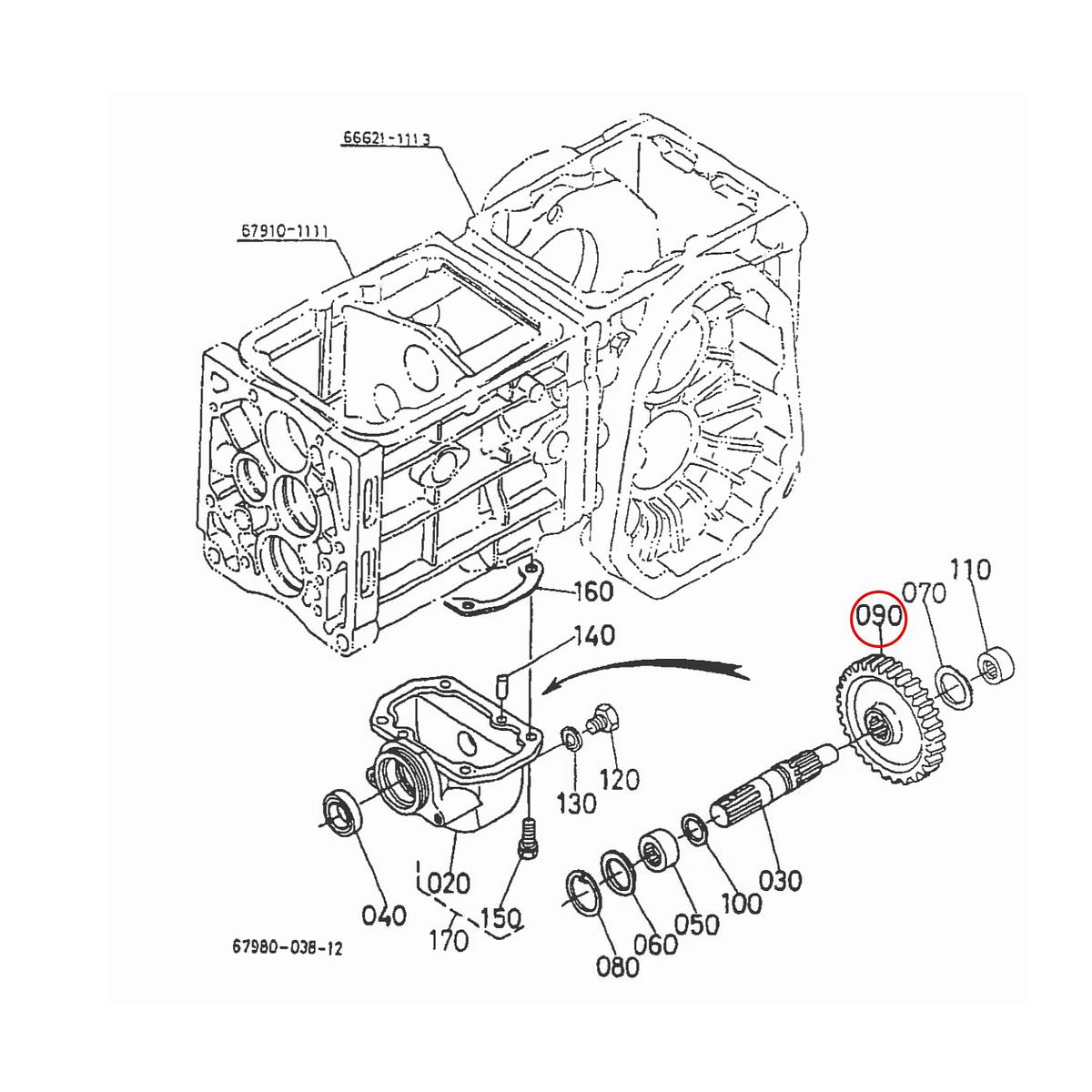 Kubota Γρανάζι 30 δόντια 67980-12340. Ανταλλακτικά μεταχειρισμένα και καινούρια, εισαγόμενα από την Ιαπωνία σε άριστη κατάσταση. Βρείτε γνήσια - original και ιμιτασιόν - aftermarket ανταλλακτικά για όλα τα Kubota σε προσιτές τιμές.