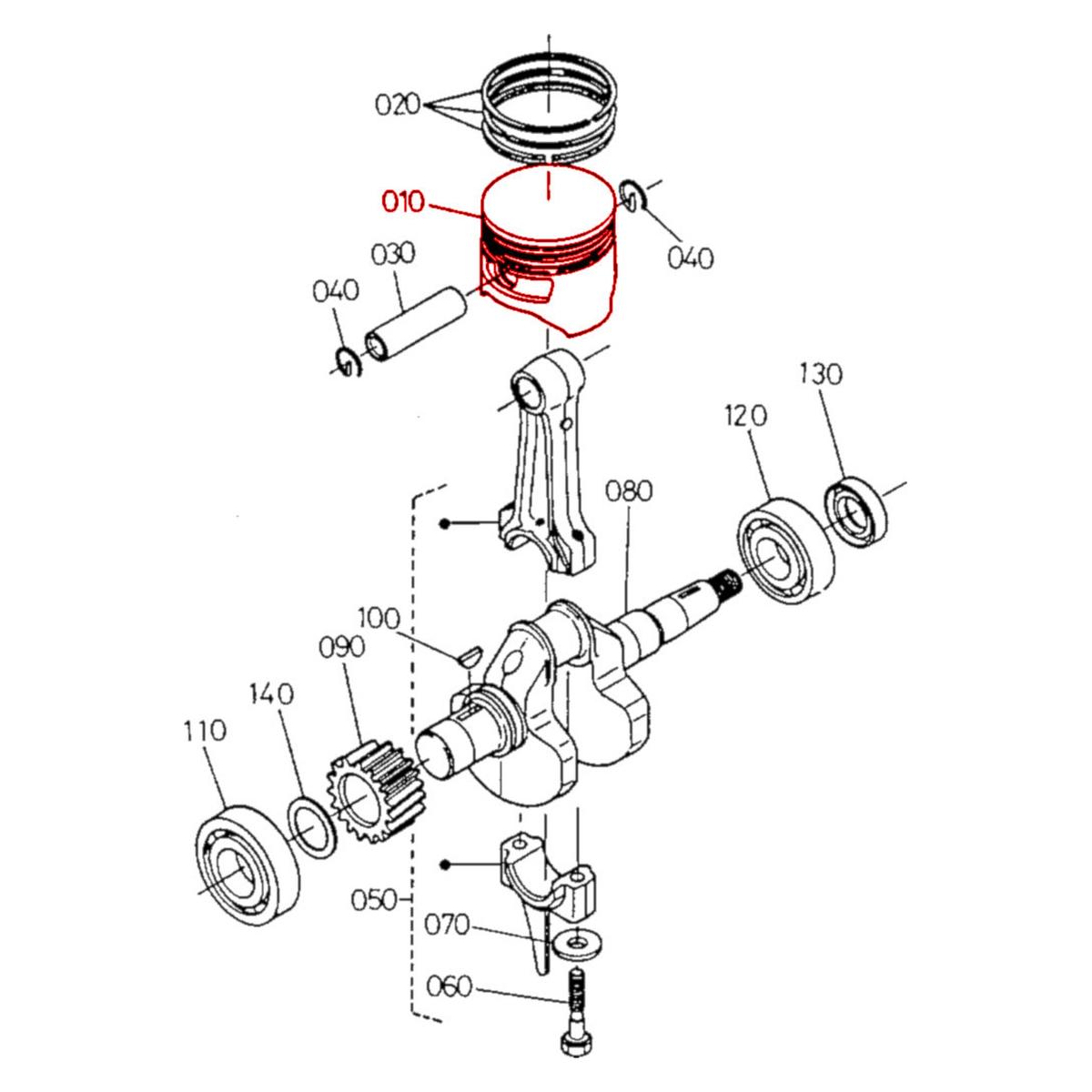 Πιστόνι Kubota 13961-21110. Ανταλλακτικά μεταχειρισμένα και καινούρια, εισαγόμενα από την Ιαπωνία σε άριστη κατάσταση. Βρείτε γνήσια - original και ιμιτασιόν - aftermarket ανταλλακτικά για όλα τα τρακτέρ Kubota σε προσιτές τιμές.