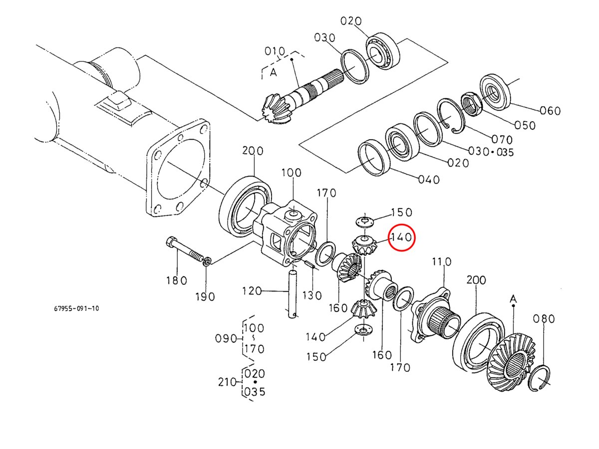 Πλανήτης 10 δόντια Kubota: 37410-56860. Ανταλλακτικά μεταχειρισμένα και καινούρια, εισαγόμενα από την Ιαπωνία σε άριστη κατάσταση. Βρείτε γνήσια - original και ιμιτασιόν - aftermarket ανταλλακτικά για όλα τα Kubota σε προσιτές τιμές.