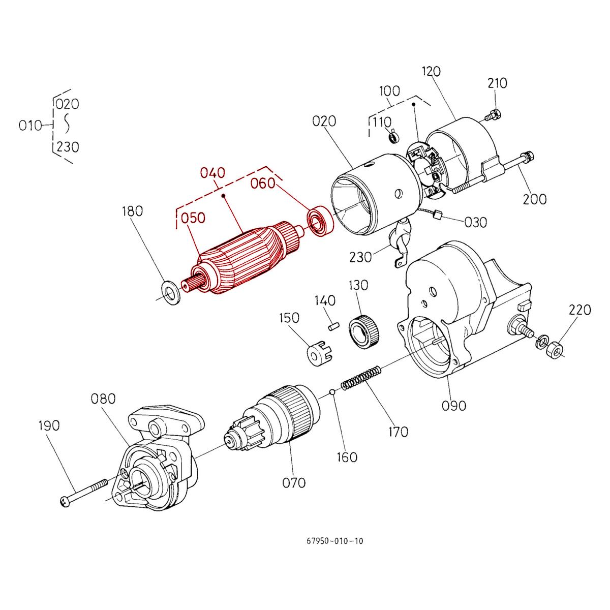 Μπομπίνα μίζας (Armature, Starter) Kubota 15501-63070. Ανταλλακτικά μεταχειρισμένα και καινούρια, εισαγόμενα από την Ιαπωνία σε άριστη κατάσταση. Βρείτε γνήσια - original και ιμιτασιόν - aftermarket ανταλλακτικά για όλα τα τρακτέρ Kubota σε προσιτές τιμές.