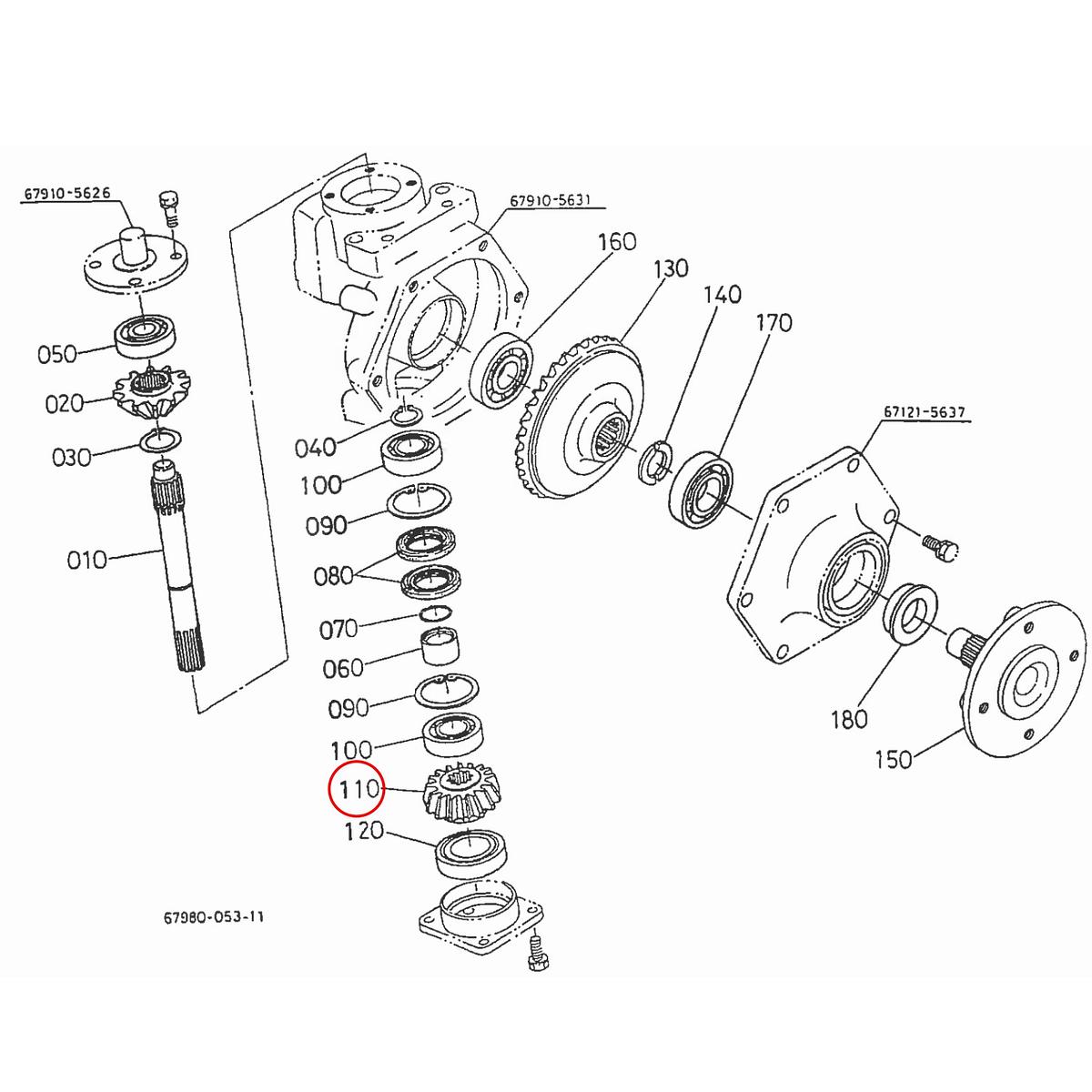 Kubota Γρανάζι 14 δόντια 67910-56850. Ανταλλακτικά μεταχειρισμένα και καινούρια, εισαγόμενα από την Ιαπωνία σε άριστη κατάσταση. Βρείτε γνήσια - original και ιμιτασιόν - aftermarket ανταλλακτικά για όλα τα Kubota σε προσιτές τιμές.