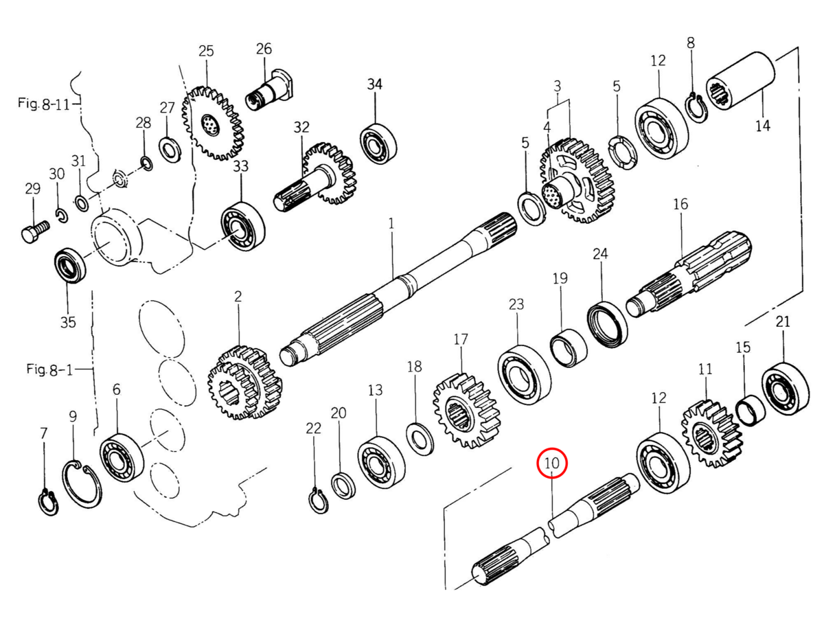 Δευτερεύων άξονας P.T.O. Iseki: 1480-211-0060-0. Ανταλλακτικά μεταχειρισμένα και καινούρια, εισαγόμενα από την Ιαπωνία σε άριστη κατάσταση. Βρείτε γνήσια - original και ιμιτασιόν - aftermarket ανταλλακτικά για όλα τα Iseki σε προσιτές τιμές.