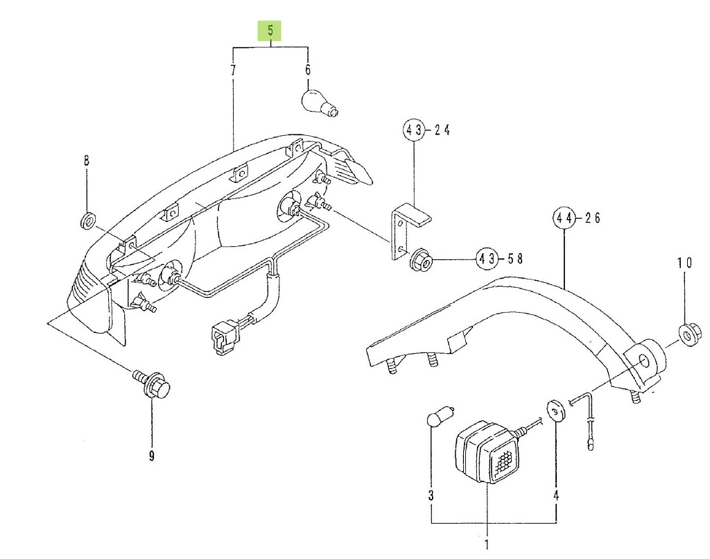 Φανάρι Εμπρός Yanmar 1W3851-01800. Ανταλλακτικά μεταχειρισμένα και καινούρια, εισαγόμενα από την Ιαπωνία σε άριστη κατάσταση. Βρείτε γνήσια - original και ιμιτασιόν - aftermarket ανταλλακτικά για όλα τα Kubota σε προσιτές τιμές.