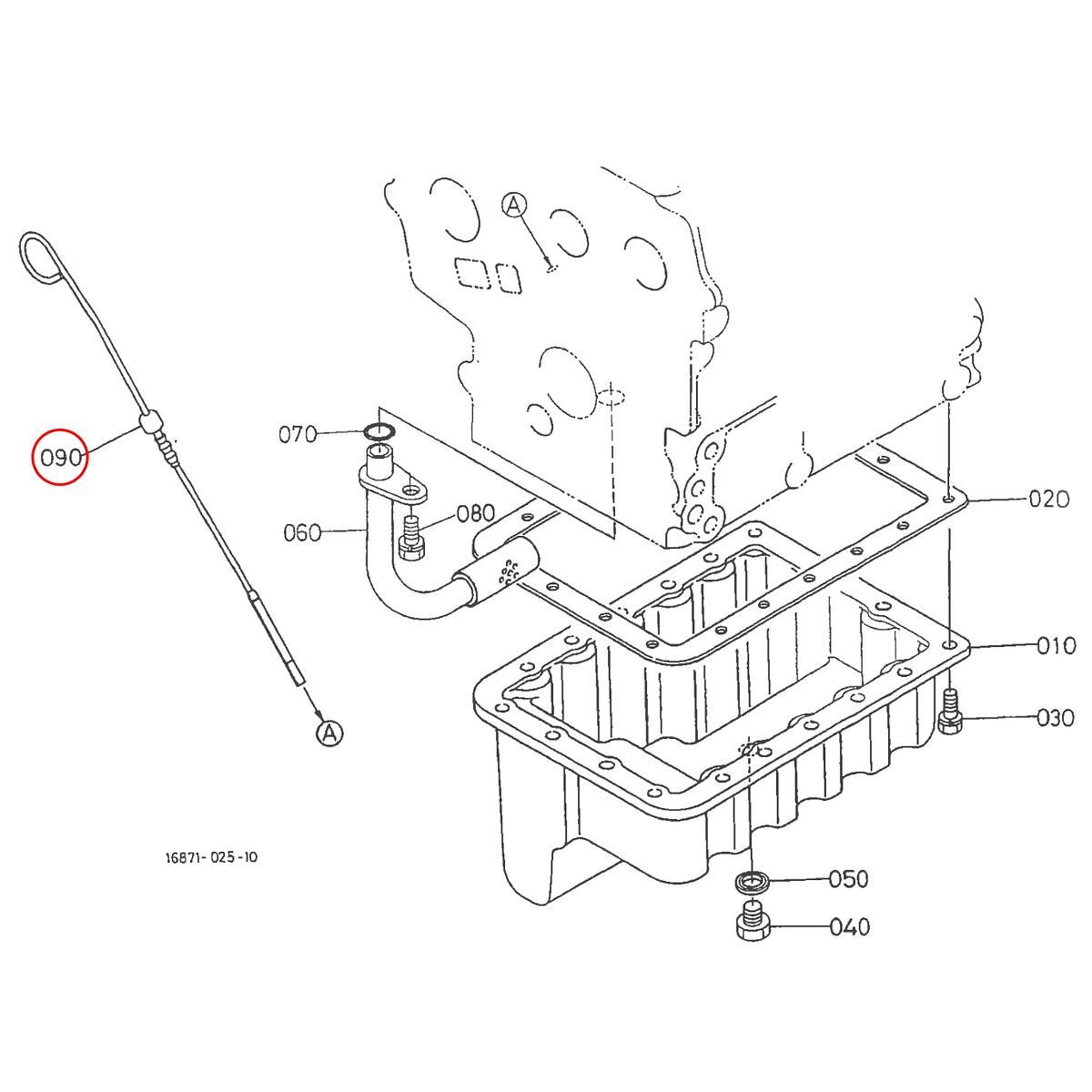 Kubota Δείκτης λαδιού 16853-36410. Ανταλλακτικά μεταχειρισμένα και καινούρια, εισαγόμενα από την Ιαπωνία σε άριστη κατάσταση. Βρείτε γνήσια - original και ιμιτασιόν - aftermarket ανταλλακτικά για όλα τα Kubota σε προσιτές τιμές.