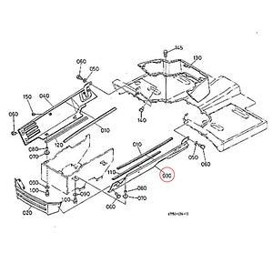 Kubota Cover side 67950-53330. Used and new spare parts, imported from Japan in excellent condition. Find genuine - original and aftermarket spare parts for all Kubota tractors at affordable prices.