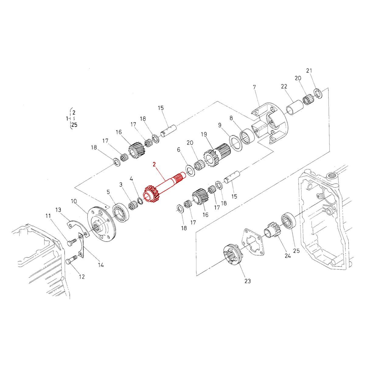 3ος άξονας Kubota 67111-14810. Ανταλλακτικά μεταχειρισμένα και καινούρια, εισαγόμενα από την Ιαπωνία σε άριστη κατάσταση. Βρείτε γνήσια - original και ιμιτασιόν - aftermarket ανταλλακτικά για όλα τα τρακτέρ Kubota σε προσιτές τιμές.